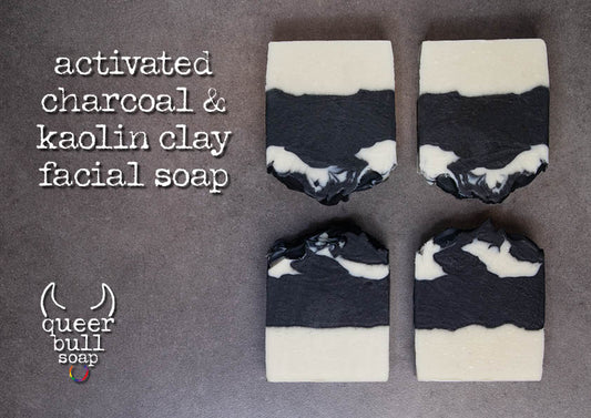 Activated Charcoal and Kaolin Clay Facial Soap Recipe